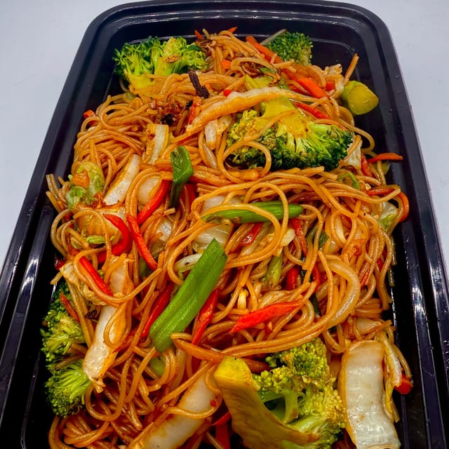 Ginger Scallion Rice Noodles.
