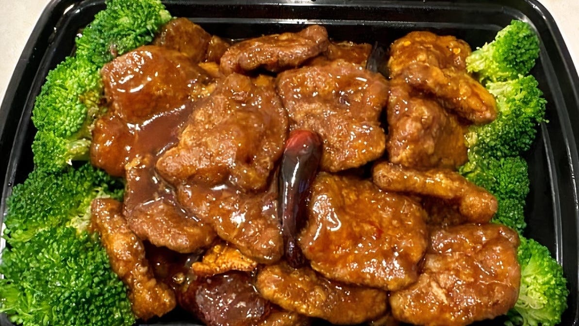 Orange tangerine chicken.