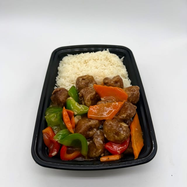 General Tso’s chicken.
