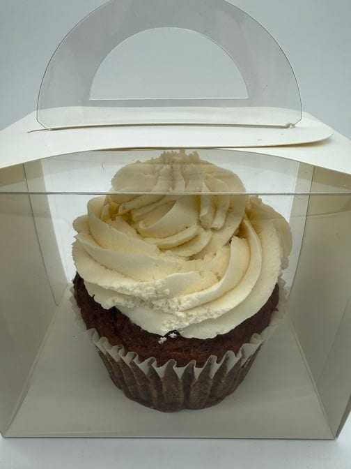 Vegan carrot cake.