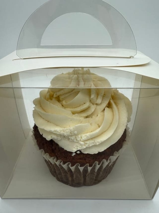 Vegan carrot cake.