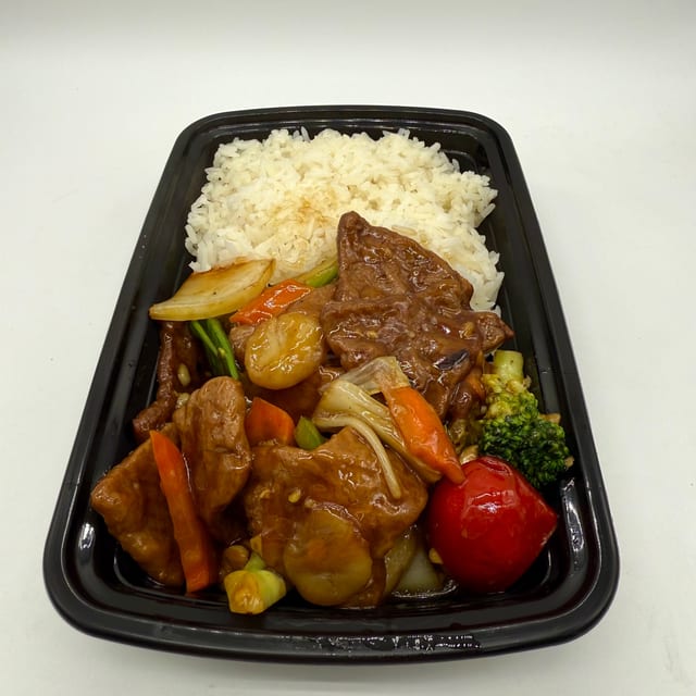 Chicken teriyaki lunch special.