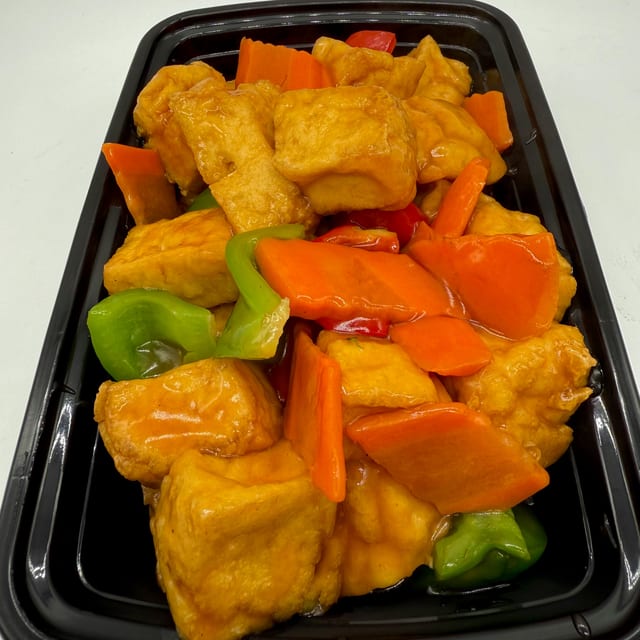Sweet & Sour Tofu.