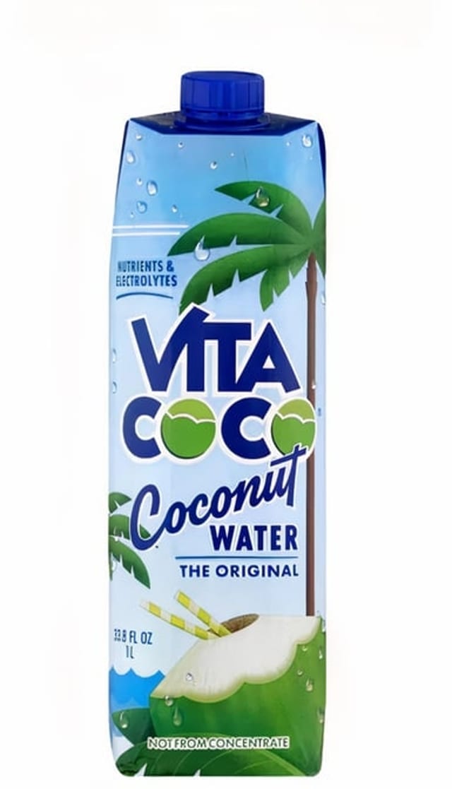 Coconut water.